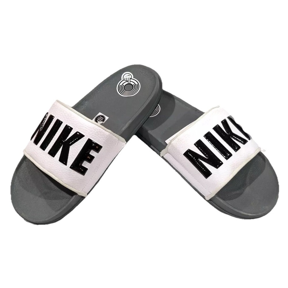 NIKE Men's OFFCOART‎ Slide Slipper NEW BLACK WHITE GRAY BQ4639 001 Size 9